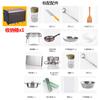 Fogão Portátil de Exterior Estilo Camping Utensílios de Cozinha de Exterior Suprimentos Estilo Camping Equipamento para Viagem de Carro Auto-Dirigida Cozinha Móvel Bulin