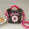 BallChain japonês mesmo estilo ecologicamente correto bordado saco de compras nylon pano flor de nicho portátil saco de compras de moda