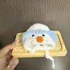 Muñeca de Verdura Tejida a Crochet Hecha a Mano de Peluche Original Oso Autocrítico con Gorro Vestido Hecho a Mano DIY Accesorios Suaves y Lindos