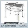 Em estoque Mesa fácil de guardar mesa de jantar simples camping piquenique portátil mesa de liga de alumínio mesa dobrável portátil para exterior