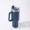 Taza de Hielo Portátil para Comercio Exterior de 40 oz Taza para Bebidas Frías Taza Térmica para Coche Viaje al Aire Libre Taza de Agua Aislada de Acero Inoxidable Transfronterizo