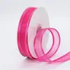 Fabricante Dexin Fita de Malha com Borda Dourada de 2,5 cm para Cabelo Material DIY Bouquet de Roupas Fita de Chiffon
