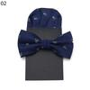 Moda Casual para Hombre Estilo Coreano Calavera Corbata de Vestir Corbata Pañuelo de Bolsillo Set de Tres Piezas Corbata Personalizada Punto