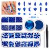 Amazon Joyería para Uñas Vidrio Diamante Brillo Lentejuela Herramientas traje DIY Artesanías Usar Armadura Explosiones Lote
