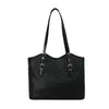 Bolso tote tejido sencillo para mujer, nuevo bolso de hombro de gran capacidad para otoño e invierno 2026, bolso de mano para mujer, bolso versátil para el trabajo