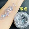 Crema de Gel con Lentejuelas para Cabello Gel de Color Brillante Maquillaje Escénico para Actuación Estilizado de Cabello Líquido Brillante Lentejuelas Polvo con Glitter