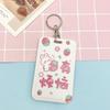 Estuche Creativo para Tarjeta de Estudiante Tarjeta de Comida Tarjeta de Autobús Tarjeta de Entrega Estuche Protector para Guardería Estuche para Tarjeta de Pecho Correa Retráctil