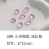 Cristales para Uñas con Base Puntiaguda Rhinestones Cristales de Vidra Transparente Blanco Corazón Rosa Cuadrado Irregular Hacha para Uñas Accesorios de Rhinestone