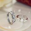 Cao Shi Super Flash imitação de diamante brincos brincos luz luxo simples de alta qualidade brincos redondos nova moda brincos círculo