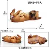 Modelos de Animales Realistas: Doberman, Golden Retriever, Perro de Peluche, Husky, Collie - Adornos para Coche y Juguetes para Niños