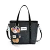 Bolso de Mano Versátil Casual Estilo Coreano Bolso Cubo para Mujer Verano 2025 Mezclilla Moderno Bolso de Hombro Cruzado de Gama Alta