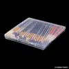 Caja Transparente de PP a Prueba de Polvo Transfronteriza Caja de Almacenamiento para Cuentas Perler de Escritorio Caja de Empaque para Piezas de Joyería con Tapa Caja Cuadrada de Plástico