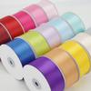 Venta al por mayor de 38 mm de cinta de poliéster de doble cara, cinta para regalo de flores, cinta lisa, cinta de material para regalo DIY