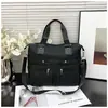 Bolso de mano ligero tejido de nailon repelente al agua bolso de moda para mujer para ir al trabajo bolso de hombro ligero urbano simple