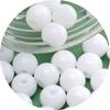 2-4mm Miçangas de Arroz de Vidro Simples Preto e Branco Feitas à Mão DIY Caseiro Colar Corrente para Celular com Miçangas Acessórios com Miçangas