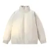 2026 Invierno Nuevo Chaqueta Casual de Algodón para Hombre Ropa Exterior Marca Americana de Moda Holgada Tallas Grandes Ropa de Algodón Gruesa y Cálida para Hombre