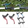 Manija de freno de aleación de aluminio para bicicleta de montaña, maneta de freno, manija de freno de carreras para cambio de marchas de bicicleta plegable, manija de freno de aleación de aluminio completa