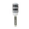 Peine de rodillo de cerámica transfronterizo de nailon para cabello rizado, forma de hebilla interior, peine de rodillo redondo, tubo de aluminio, cambio de color por aire, peine de peluquería al por mayor