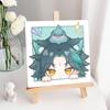 Pintura al Óleo Digital Bidimensional de Fungina de Genshin Impact DIY Pintado a Mano para Colorear Personaje Bidimensional Xiangzhongli Pintura al Óleo Acrílica