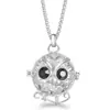Pendente Vazado Flor Gota Mexicana Aromaterapia Corrente de Aço Titânio Diamante Difusor de Óleo Essencial Colar para Mulheres