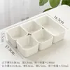 Cuencos cuadrados de cerámica, cuencos para snacks, cuencos para salsas para mojar, cuencos para vaporera, ollas para vaporera, cajas para vaporera, platos para vaporera, cuencos para postre, cuencos para cocer huevos al vapor, platos para vaporera domésticos