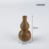 Calabaza de Sándalo Verde Adorno de Mano, Decoración de Escritorio, Madera Maciza Sin Pintar, Mascota de Té de Fortuna y Prosperidad, Decoración de Coche, Calabaza Tallada para Manualidades