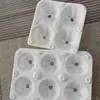 Bandeja de Espuma de Pêssego, Embalagem Branca para Frutas, Polietileno Inodoro, Isolamento Térmico Inodoro, Bandeja Anti-Colisão para Frutas