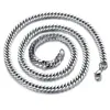 Pulseira de Aço Titânio Polida em Quatro Lados com Malha Dupla, Tendência Hip-Hop Versátil Simples Corrente Cubana Fivela de Joia Pulseira para Homens e Mulheres