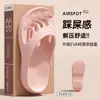 Sandalias de playa antideslizantes para mujer, con separación de dedos y soporte para el arco para corregir juanetes, color liso