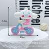 Llavero colgante creativo de dibujos animados Sanrio montando bicicleta llavero coolomi melody colgante para bolso