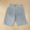 Pantalones Vaqueros Casuales Rectos Holgados Baggy Street Skateboard Dime Lavados para Hombre