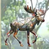 Novos Produtos Transfronteiriços com Fotos e Amostras, Pingentes Planos Coloridos de Acrílico Pintado Imitação, Decorações de Natal, Enfeites para Carro