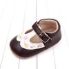 Zapatos de bebé de 0 a 12 meses, pequeños zapatos de cuero bordados, bonitos zapatos de princesa para bebé, venta al por mayor, BMH3040