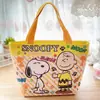 Bolsa de almoço PU japonesa bolsa térmica fofa desenho animado grande estudante trabalhador de escritório bolsa térmica para marmita bolsa de almoço peixe feio