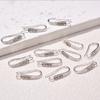 Pendientes de gancho para la oreja con microincrustaciones de diamantes de lujo de cobre de moda simple, joyería hecha a mano DIY, accesorios para pendientes