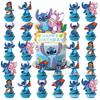 Venta Caliente Stitch Sanrio Sonic Dibujos Animados Decoración Fiesta de Cumpleaños Festiva Infantil Inserto para Pastel Venta al por Mayor