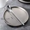 Ventas Directas de Fábrica Cuchara de Acero Inoxidable Cuchara Estilo Coreano Cuchara para Comer Cuchara para Sopa Mango Largo Espeso Cuchara Redonda Cucharón Cuchara para Café Cuchara para Mezclar Arroz