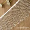 Cristal Europeo y Americano Colgante de Picos Cortina Étnica con Borlas Encaje Falda Cuentas de Uñas Ropa con Cuentas Accesorios Hechos a Mano