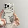 Adecuado para iPhone 17 Promax Funda Flor Inglesa Diamante Brillante Apple 16 Gama Alta 15 Nicho 12 Agujero Grande Anti-Caída