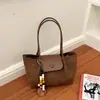 Moda Otoño 2026 Bolso Grande de Mujer Sencillo Bolso Tote Tejido Sencillo Casual con Alto Estilo y Atractivo Estético
