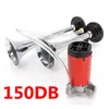 Ventas Directas de Fábrica Bocina de Aire de Doble Tubo Metálico para Coche y Motocicleta Bocina Eléctrica con Válvula y Modelo de Motor