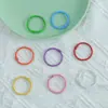 Llavero de campana colorido estilo Ins con cuentas de letras en inglés, accesorio para manualidades, colgante fresco y simple