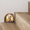 PH-10350-10353 Pegatinas de pared con dibujos animados de Amazon, diseño creativo, para escaleras y esquinas. Pegatinas autoadhesivas.