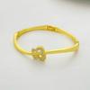 Pulsera Brazalete Popular Estilo Coreano Diario Viajero Simple Primavera Abierta Pulsera de Mujer Versátil Moda Simple