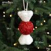 Adornos Colgantes de Espuma Rojos y Blancos para Árbol de Navidad, Bastón de Caramelo, Piruleta, Decoraciones para Ventana, Adornos Colgantes