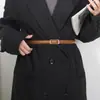 Cinturón de moda para mujer, nuevo, decorativo, combinable, para traje fino, de alta calidad, ajustado, para falda a juego, para vaqueros.
