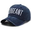 Gorra de Béisbol Vaquera para Hombre de Moda para Mujer Estilo Coreano Lavada Vieja con Letra Bordada Gorra Rota Primavera Casual Sombrero para el Sol