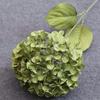 Simulación de una sola piruleta de hortensia estilo pastoral floral de hortensia para el hogar suave salón de bodas simulación de bola de flores redonda