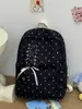 Mochila Atmosférica Personalizable para Chicas de Secundaria con Estampado de Lunares, Nuevo Modelo 2025, Mochila Ligera de Viaje para Mujeres