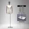 Maniquíes de alta gama para hombre, de medio cuerpo, accesorios para exhibición, al por mayor, cabeza con baño galvánico, mano, modelo, perchero, soporte de exhibición para cuerpo completo